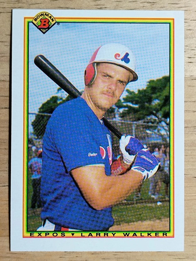 1990 Bowman #117 Larry Walker RC