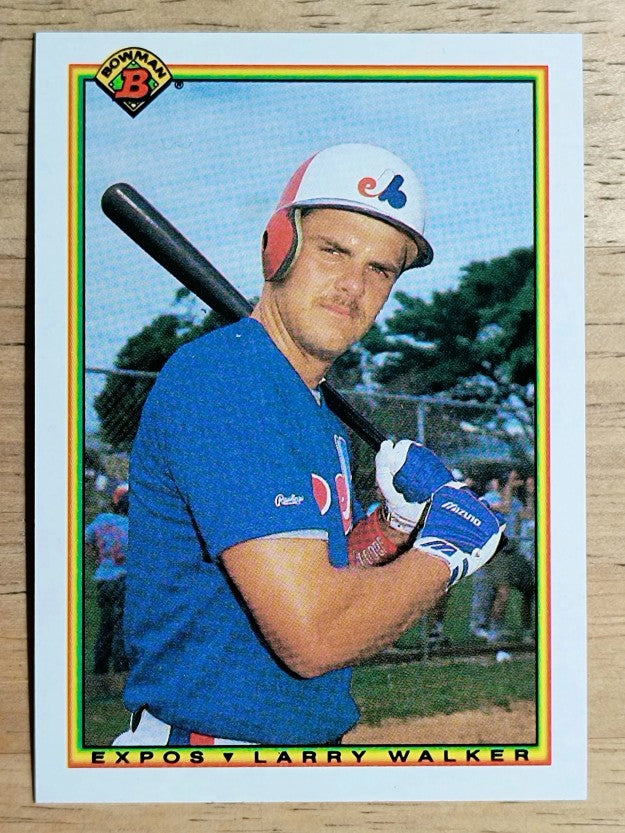 1990 Bowman #117 Larry Walker RC