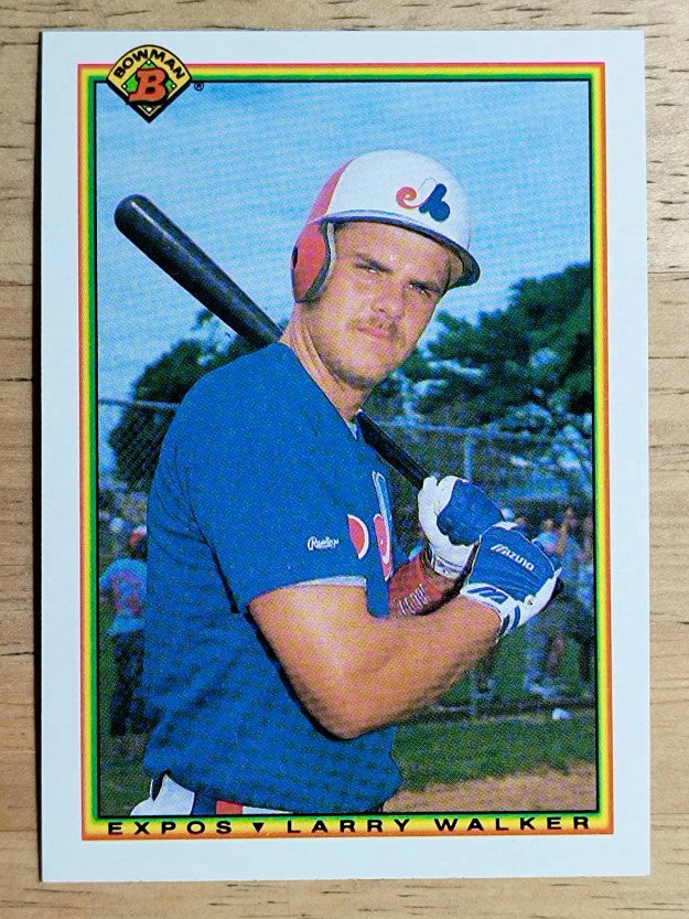 1990 Bowman #117 Larry Walker RC