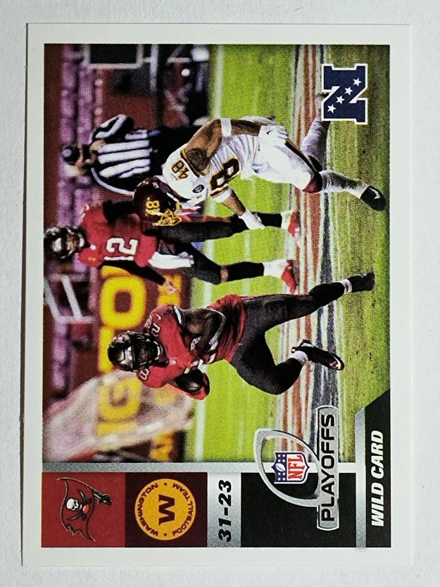 2021 Panini Stickers #9 NFC Wild Card Round