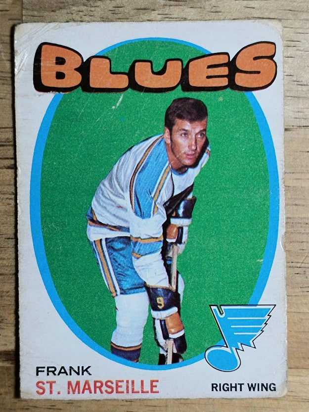1971-72 O-Pee-Chee #38 Frank St.Marseille (GOOD)