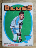 1971-72 O-Pee-Chee #38 Frank St.Marseille (GOOD)