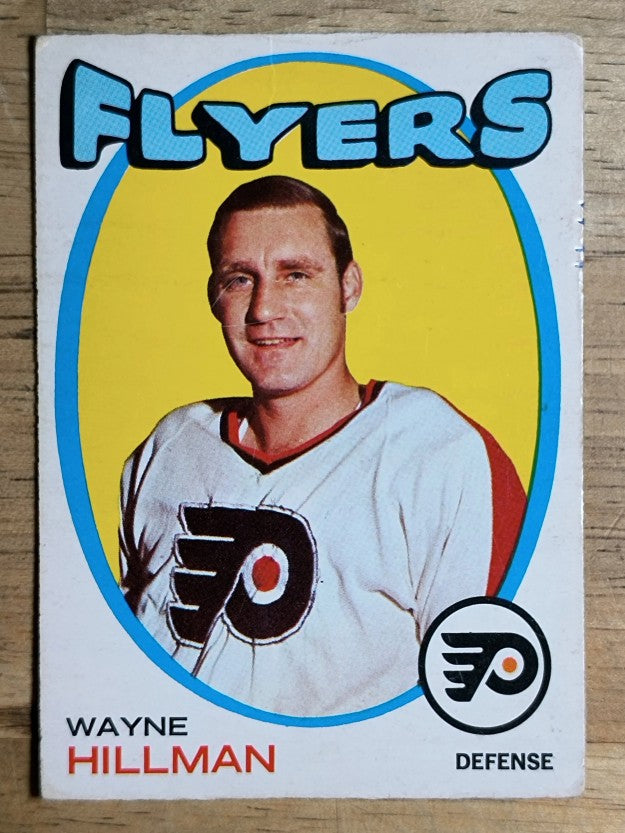 1971-72 O-Pee-Chee #62 Wayne Hillman (GOOD)