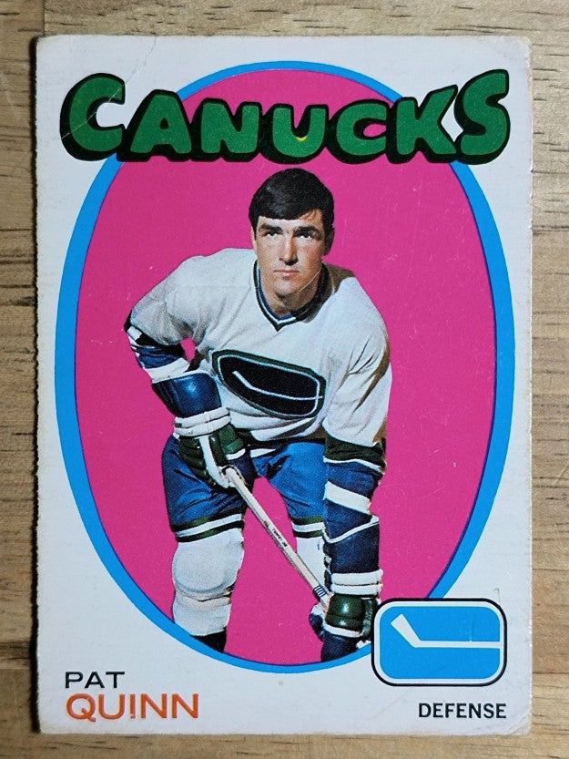 1971-72 O-Pee-Chee #122 Pat Quinn (GOOD)