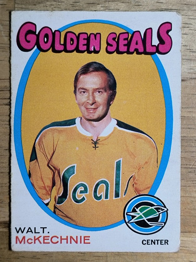 1971-72 O-Pee-Chee #124 Walt McKechnie (GOOD)