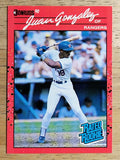 1990 Donruss #33B Juan Gonzalez COR RC