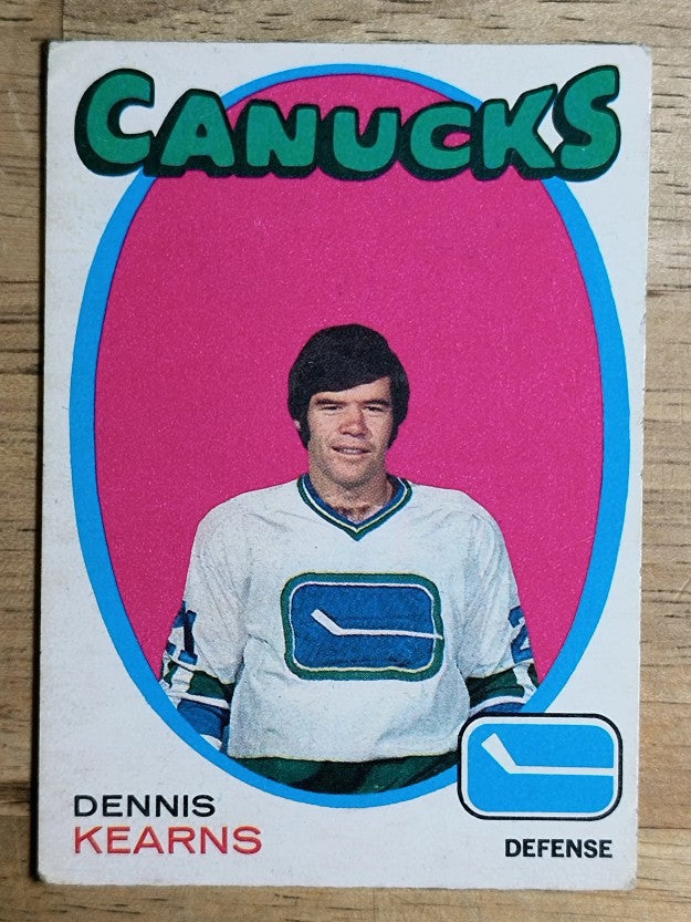 1971-72 O-Pee-Chee #231 Dennis Kearns RC (VG)