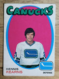 1971-72 O-Pee-Chee #231 Dennis Kearns RC (VG)