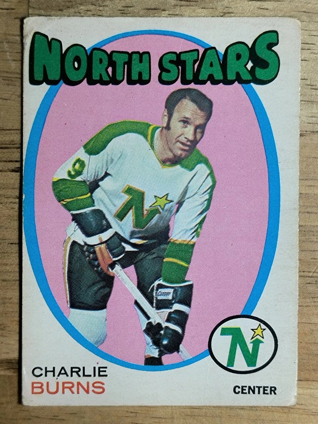 1971-72 O-Pee-Chee #238 Charlie Burns (GOOD)