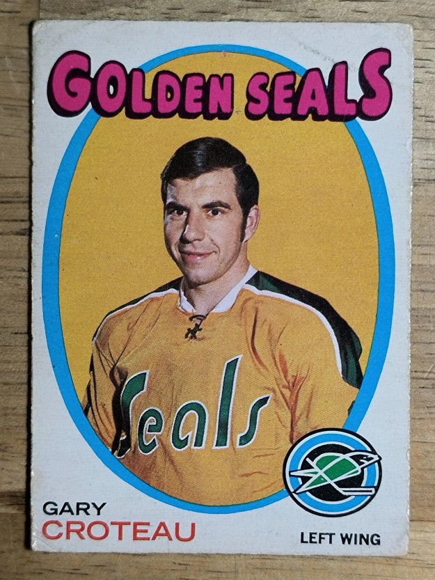 1971-72 O-Pee-Chee #17 Gary Croteau (GOOD)