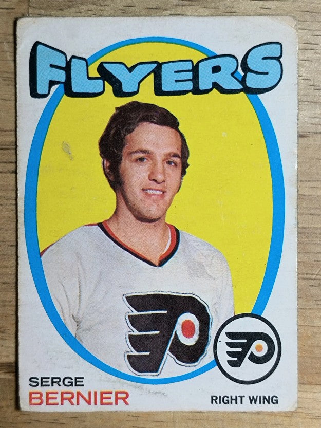 1971-72 O-Pee-Chee #19 Serge Bernier RC (GOOD)