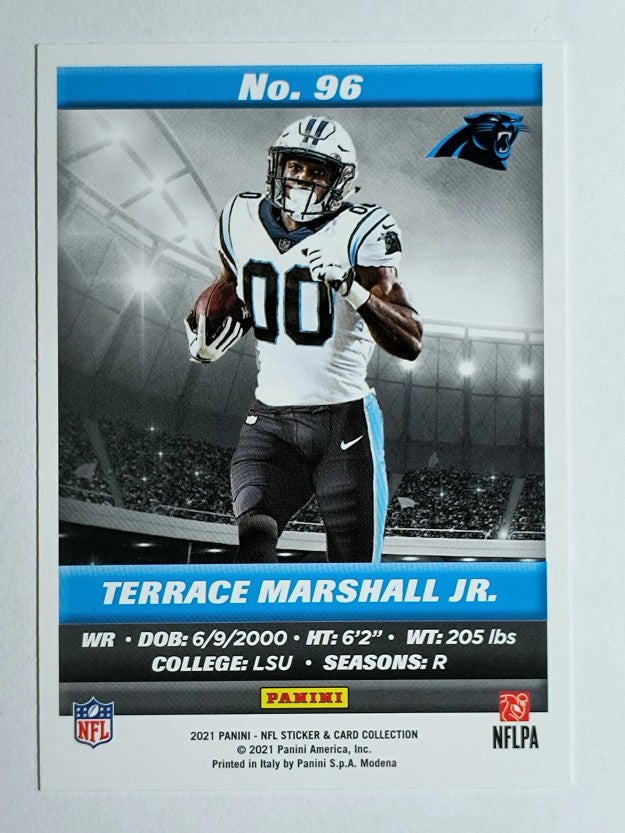 2021 Panini Stickers Cards #96 Terrace Marshall Jr.