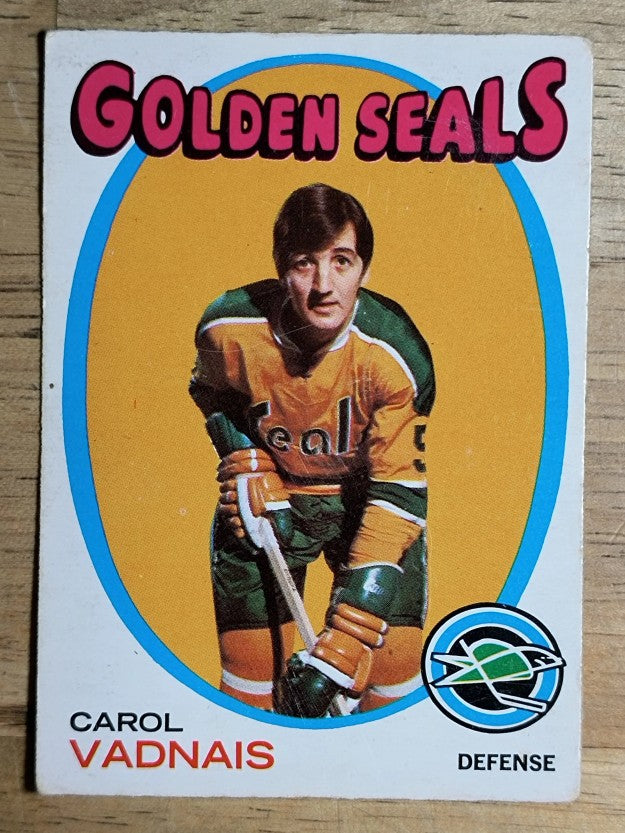 1971-72 O-Pee-Chee #46 Carol Vadnais (GOOD)