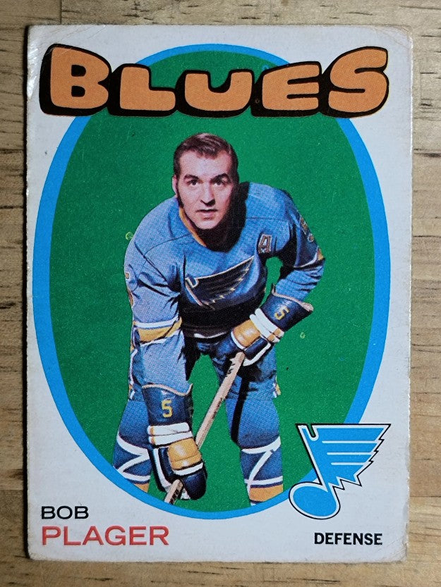 1971-72 O-Pee-Chee #103 Bob Plager (GOOD)