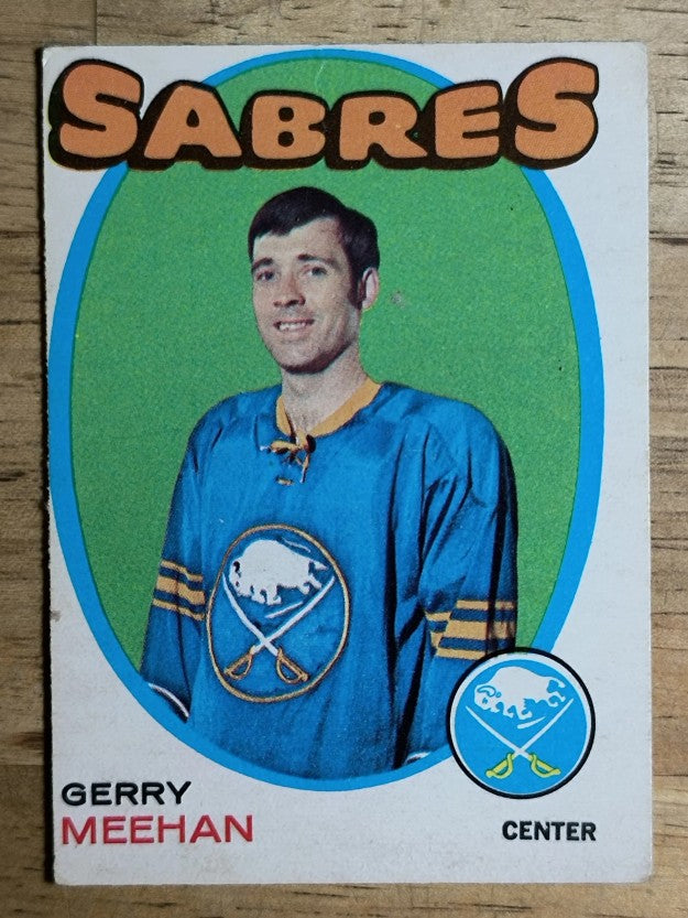 1971-72 O-Pee-Chee #160 Gerry Meehan (GOOD)
