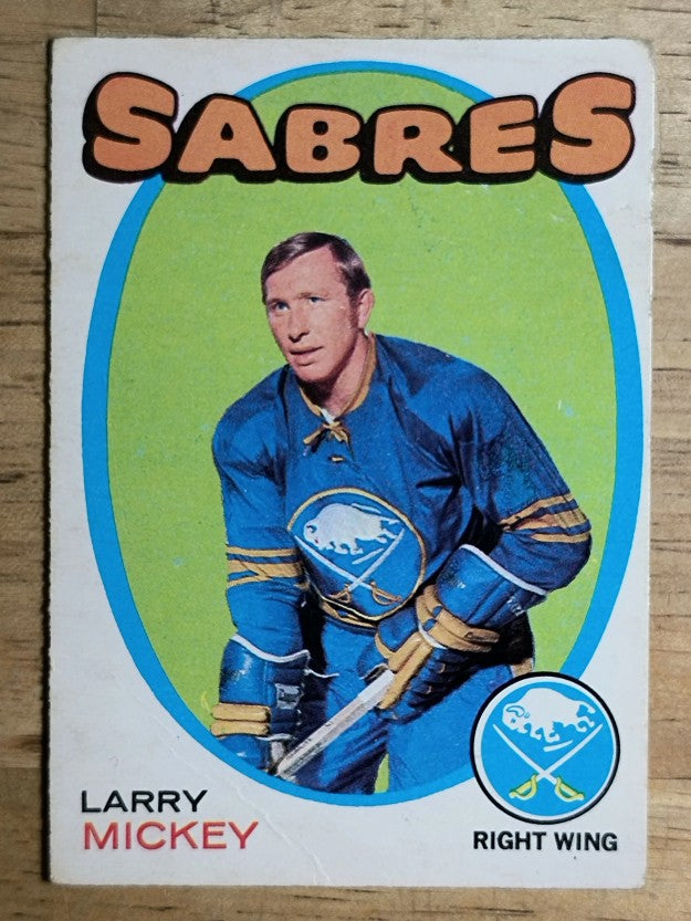 1971-72 O-Pee-Chee #167 Larry Mickey (VG)