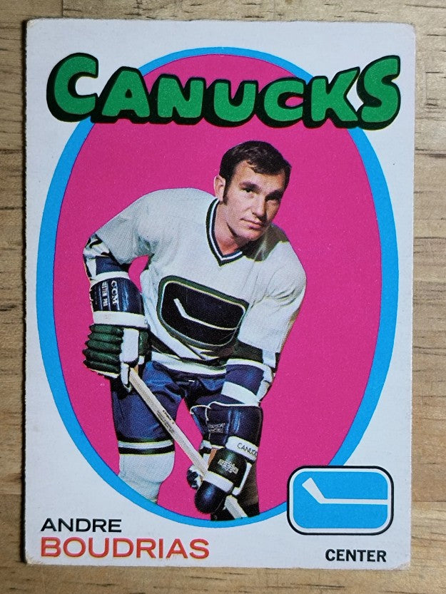 1971-72 O-Pee-Chee #12 Andre Boudrias (VGEX)