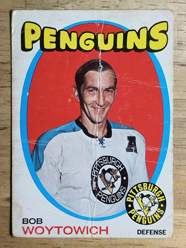 1971-72 O-Pee-Chee #28 Bob Woytowich (POOR)