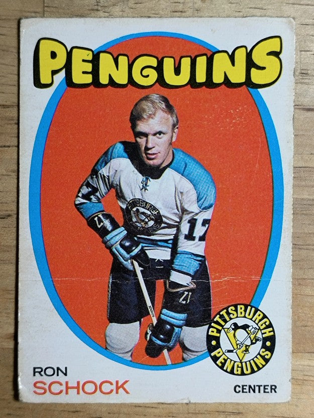 1971-72 O-Pee-Chee #56 Ron Schock (GOOD)