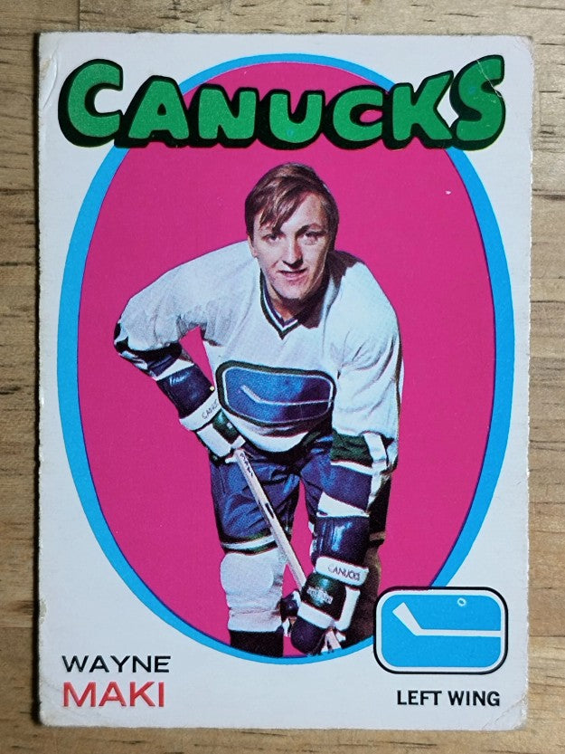 1971-72 O-Pee-Chee #58 Wayne Maki (GOOD)