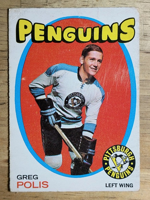 1971-72 O-Pee-Chee #41 Greg Polis RC (VG)
