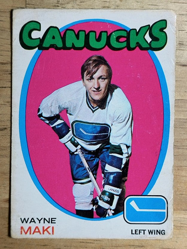 1971-72 O-Pee-Chee #58 Wayne Maki (GOOD)