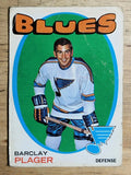 1971-72 O-Pee-Chee #66 Barclay Plager (POOR)