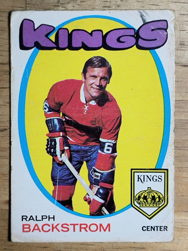1971-72 O-Pee-Chee #108 Ralph Backstrom (POOR)