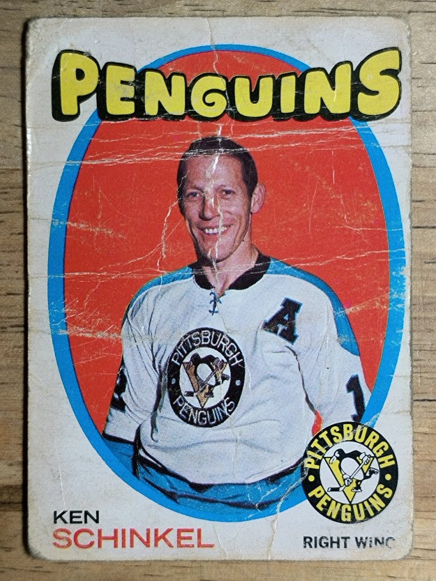 1971-72 O-Pee-Chee #64 Ken Schinkel (POOR)