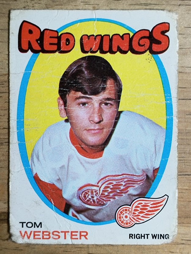 1971-72 O-Pee-Chee #78 Tom Webster (POOR)
