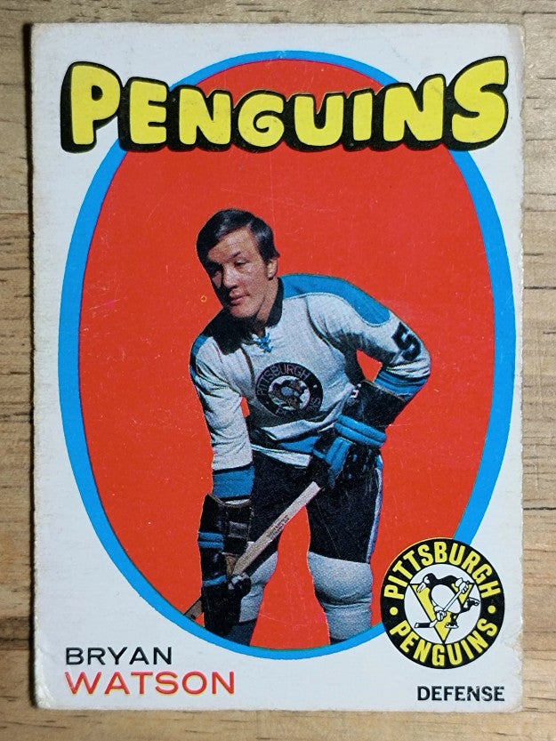 1971-72 O-Pee-Chee #132 Bryan Watson (GOOD)
