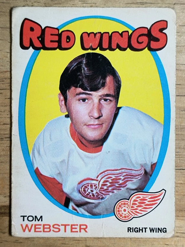 1971-72 O-Pee-Chee #78 Tom Webster (POOR)
