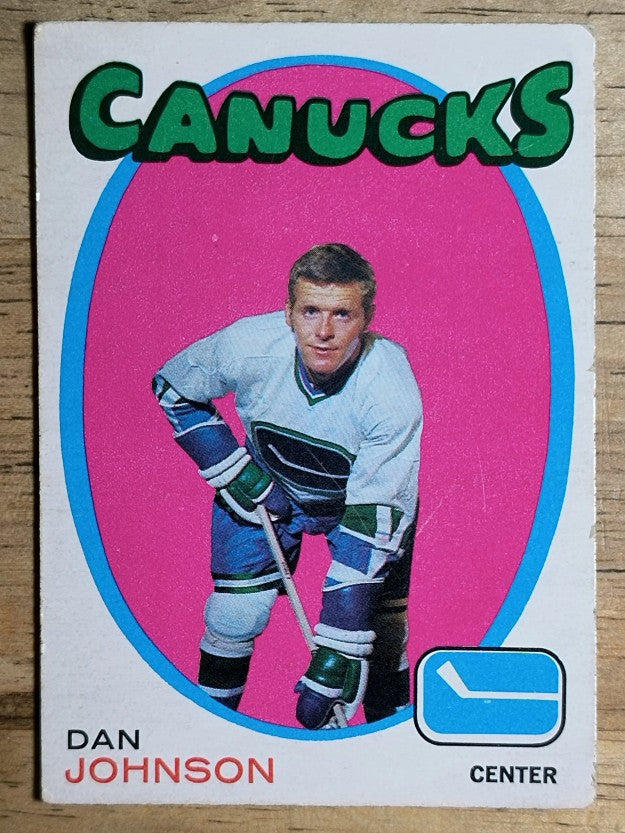 1971-72 O-Pee-Chee #95 Dan Johnson RC (VGEX)
