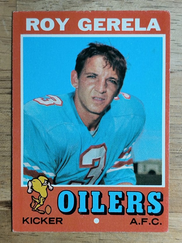 1971 Topps #14 Roy Gerela RC (EX)