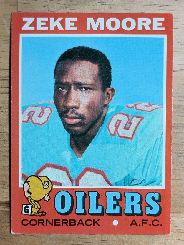 1971 Topps #43 Zeke Moore RC (VGEX)