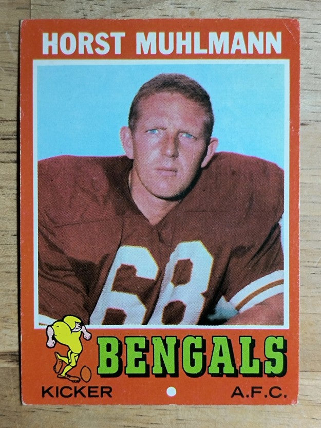 1971 Topps #49 Horst Muhlmann RC (VGEX)