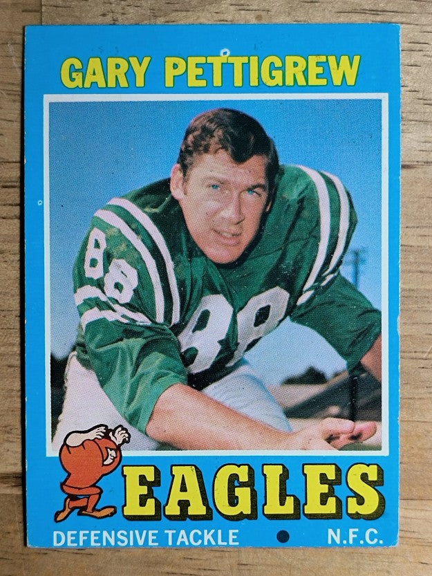 1971 Topps #63 Gary Pettigrew RC (VGEX)