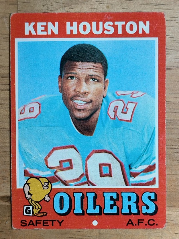 1971 Topps #113 Ken Houston RC (VGEX)