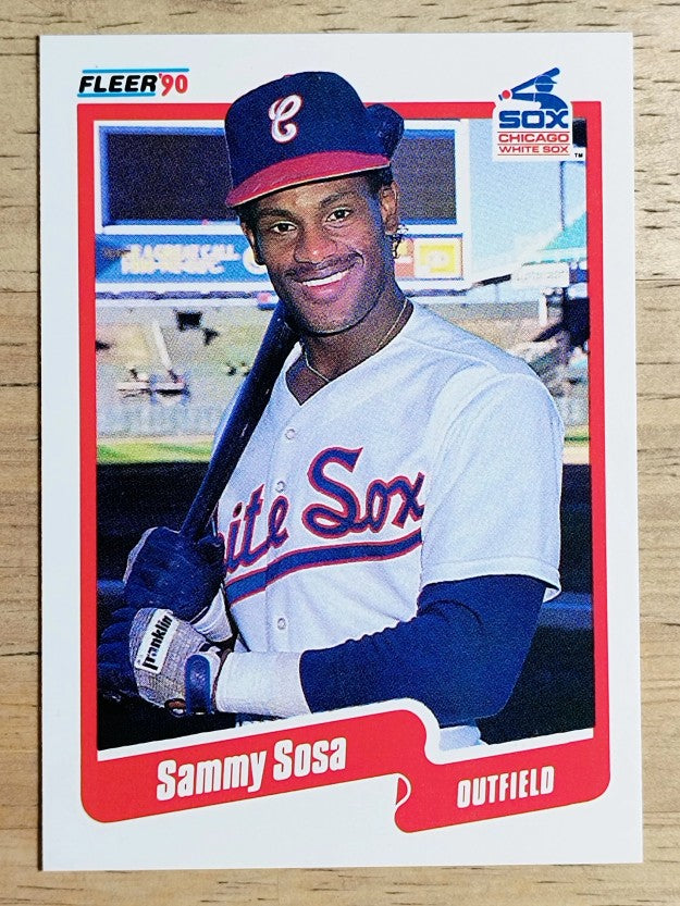 1990 Fleer #548 Sammy Sosa RC