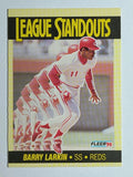1990 Fleer League Standouts #1 Barry Larkin