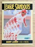 1990 Fleer League Standouts #1 Barry Larkin