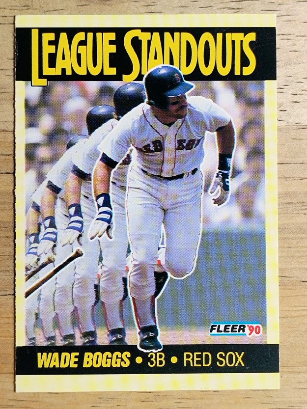 1990 Fleer League Standouts #5 Wade Boggs