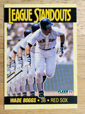 1990 Fleer League Standouts #5 Wade Boggs