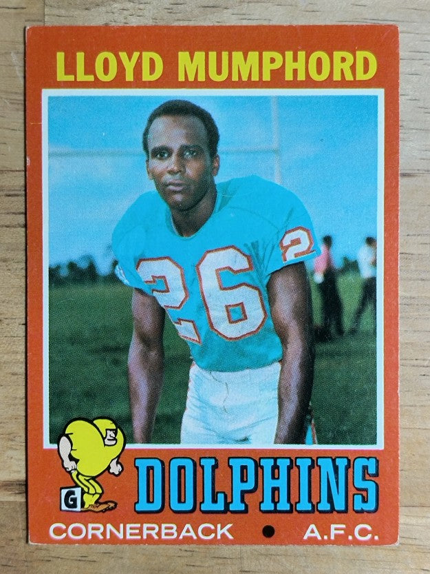 1971 Topps #17 Lloyd Mumphord RC (EXMT)