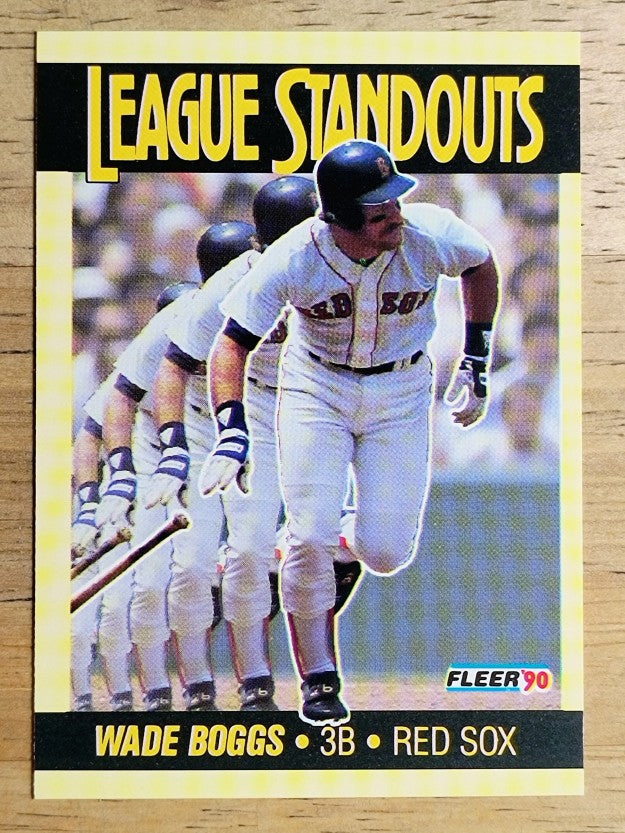1990 Fleer League Standouts #5 Wade Boggs