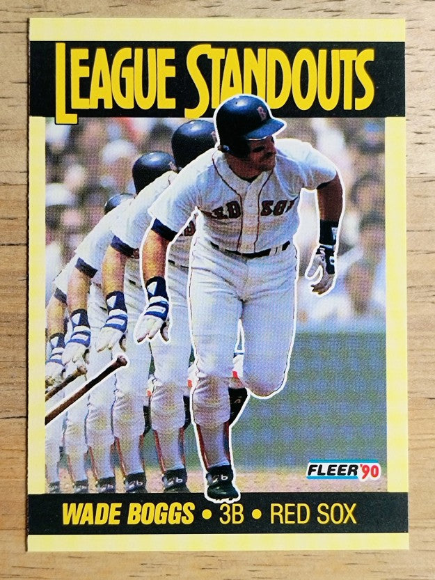 1990 Fleer League Standouts #5 Wade Boggs