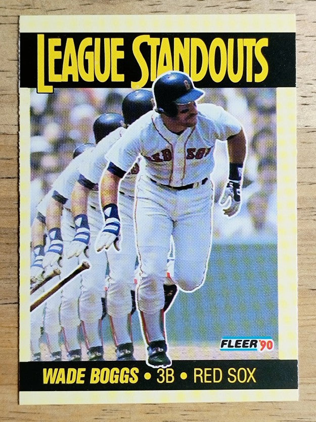 1990 Fleer League Standouts #5 Wade Boggs