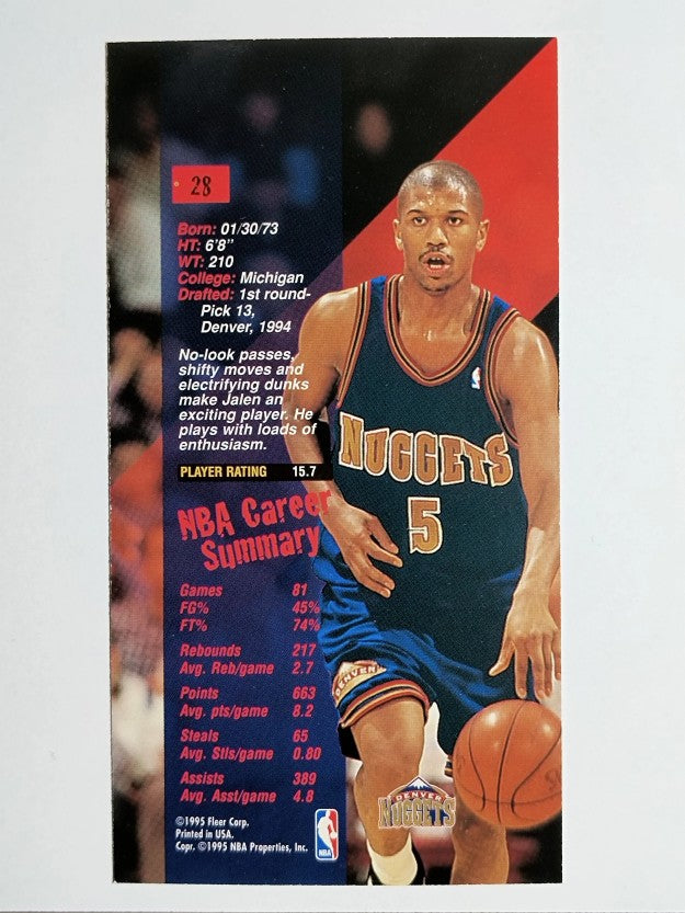 1995-96 Jam Session #28 Jalen Rose