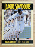 1990 Fleer League Standouts #5 Wade Boggs