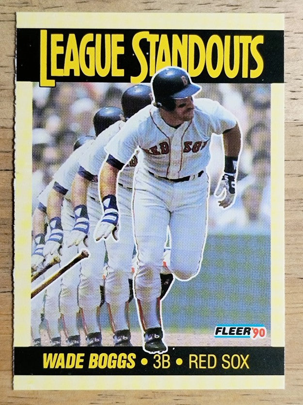 1990 Fleer League Standouts #5 Wade Boggs